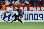 Partida entre fortaleza e colo colo pela copa conmebol sul-americana