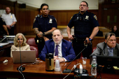 Weinstein appears at Manhattan Criminal Court for his rape and sexual assault trial in New York City