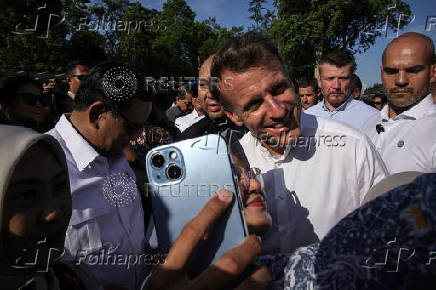 French President Macron visits Indonesia