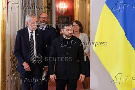 Ukrainian President Volodymyr Zelenskiy visits Vienna