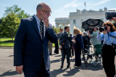 Director of the Office of Management and Budget Russell Vought at the White House
