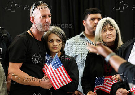 FILE PHOTO: First group of White South Africans arrives in U.S. Under Trump's Refugee plan in Dulles