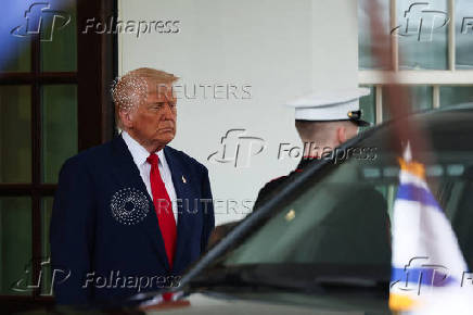 U.S. President Trump meets Israeli PM Netanyahu in Washington