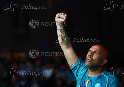Serie A - Napoli fans gather to watch Napoli v Cagliari