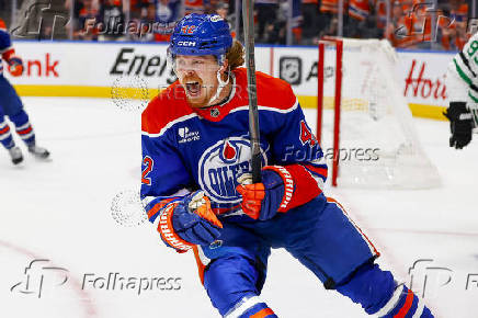 NHL: Stanley Cup Playoffs-Dallas Stars at Edmonton Oilers