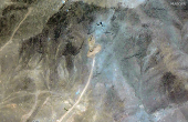 A satellite overview shows a closer view of excavators at tunnel entrances at the Fordow Fuel Enrichment Facility, amid the Iran-Israel conflict, near Qom