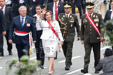 Perú celebra 204 años con desfile liderado por Dina Boluarte
