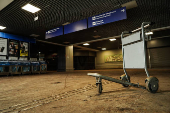 Fotos dentro do Aeroporto Internacional Salgado Filho, em Porto Alegre