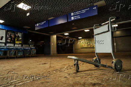 Fotos dentro do Aeroporto Internacional Salgado Filho, em Porto Alegre