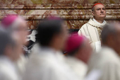 Cardinal Gambetti presides over Holy Thursday mass as Pope's attendance remains uncertain
