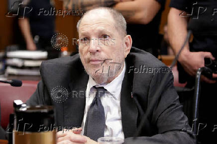 Harvey Weinstein appears at Manhattan Criminal Court for his rape and sexual assault trial, in New York City
