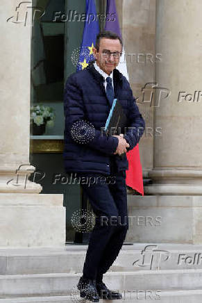Weekly cabinet meeting at the Elysee Palace in Paris