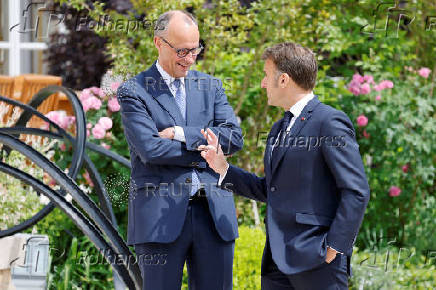 French President Macron meets newly elected German Chancellor Merz in Paris