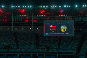 partida entre flamengo e Deportivo Tachira