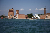 Venice ahead of the expected wedding of Amazon founder Jeff Bezos and Lauren Sanchez