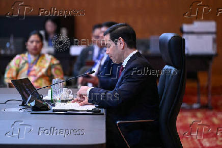 US Secretary of State Marco Rubio attends the ASEAN Foreign Ministers' Meeting