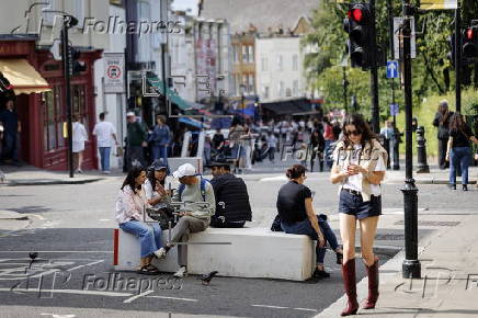 Counter-terrorism barriers installed in tourist area in west London