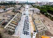Sambódromo em SP vazio no fim de semana do Carnaval