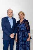 O ministro da Justiça Ricardo Lewandowski e a esposa Iara Lewandowski 