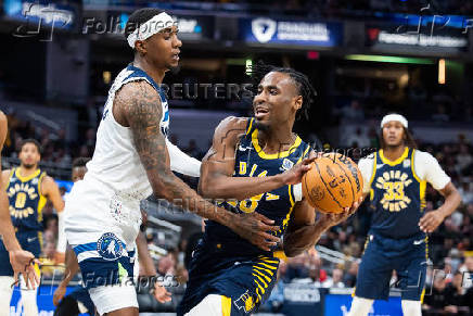 NBA: Minnesota Timberwolves at Indiana Pacers