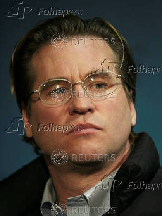FILE PHOTO: U.S. actor Val Kilmer looks towards the media during a press conference in New Orleans