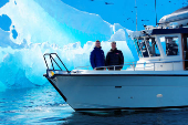 Denmark's King Frederik and Greenland's Prime Minister Jens-Frederik Nielsen visit Nuuk fjord