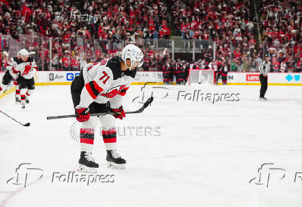 NHL: Stanley Cup Playoffs-New Jersey Devils at Carolina Hurricanes