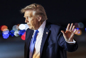 U.S. President Trump in Palm Beach International Airport