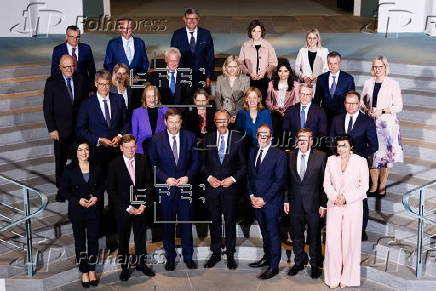 First meeting of the new German cabinet in Berlin