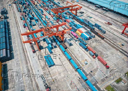 New International Land-Sea Trade Corridor Dry Port, in Chongqing