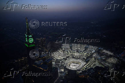 General view of the grand mosque during Hajj pilgrimage in the holy city of Mecca, Saudi Arabia