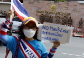 Thai nationalists protest at Cambodian embassy over Thai-Cambodian border dispute