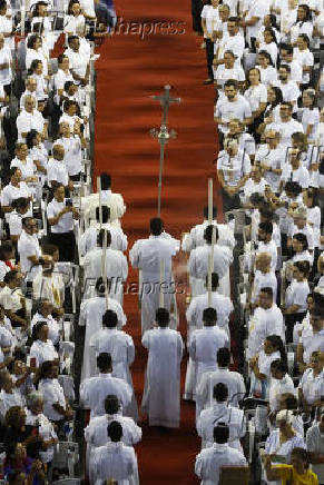 Celebração de Corpus Christi em Belém