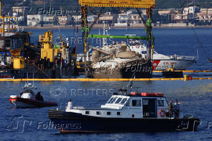 Recovery of Mike Lynch's sunken yacht 'Bayesian' from Sicilian waters