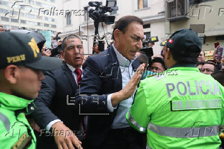 Audiencia contra expresidente peruano Vizcarra