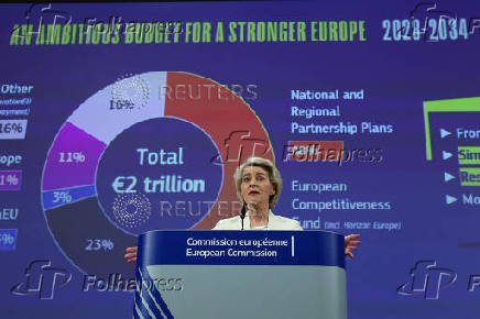 European Commission President von der Leyen attends press conference in Brussels
