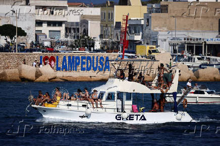 Aftermath of migrant shipwreck off Italy's Lampedusa island
