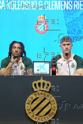 Koleosho y Riedel, presentados: hambre, juventud y futuro para el Espanyol