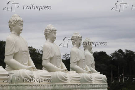 Estátua de buda em Ibiraçu (ES)