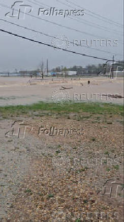 Flood water covers an area in West Plains