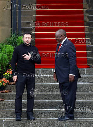 Ukraine's President Volodymyr Zelenskiy visits South Africa