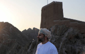 A tourist visits Al Mirani Fort, in Muscat