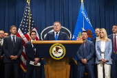 Attorney General Pamela Bondi, DEA officials announce drug bust near border