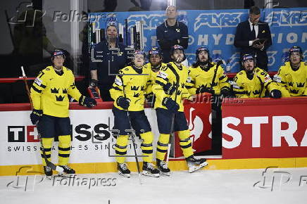 2025 IIHF Ice Hockey World Championship semifinals - Sweden vs USA