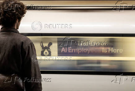 AI advert on London underground