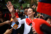 Colombian Senator Miguel Uribe Turbay is hospitalized after being shot during a campaign event, in Bogota
