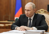 Russian President Putin meets with Rostec CEO Chemezov in Moscow
