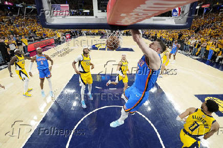 NBA: Finals-Oklahoma City Thunder at Indiana Pacers