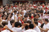 Todo listo para el comienzo de los Sanfermines