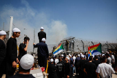 Ceasefire line between Israeli-occupied Golan Heights and Syria